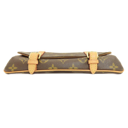 LOUIS VUITTON M51159 Pochette Marrell Hip bag, waist bag Monogram canvas Ladies [Used]