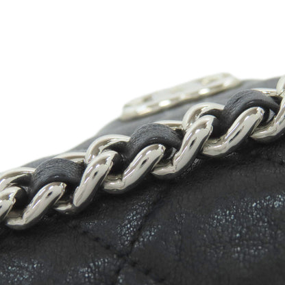 CHANEL ChainShoulder Matelasse SilverHardware Shoulder Bag Calf Ladies [Used]
