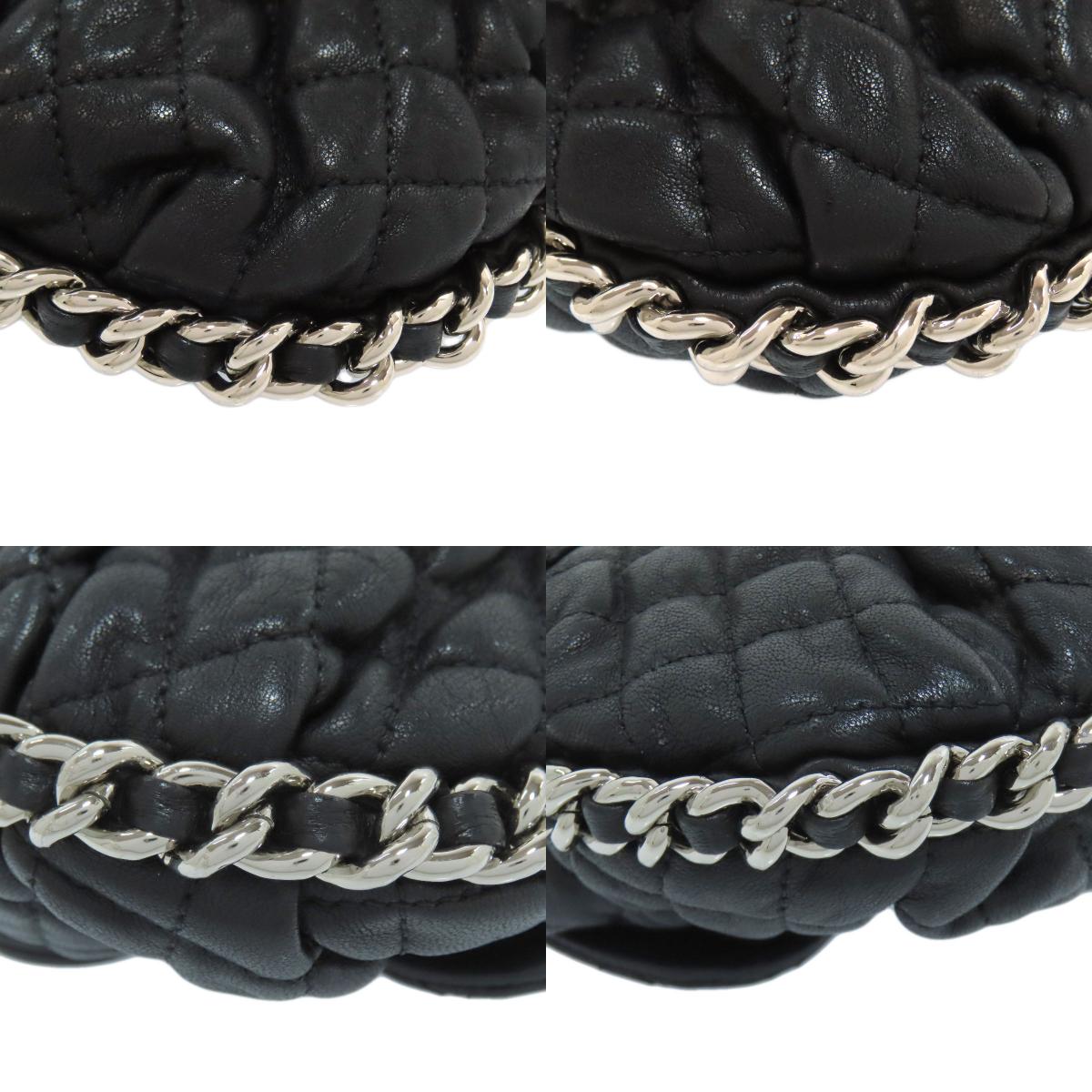 CHANEL ChainShoulder Matelasse SilverHardware Shoulder Bag Calf Ladies [Used]