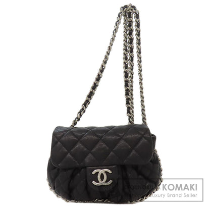 CHANEL ChainShoulder Matelasse SilverHardware Shoulder Bag Calf Ladies [Used]