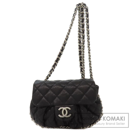CHANEL ChainShoulder Matelasse SilverHardware Shoulder Bag Calf Ladies [Used]