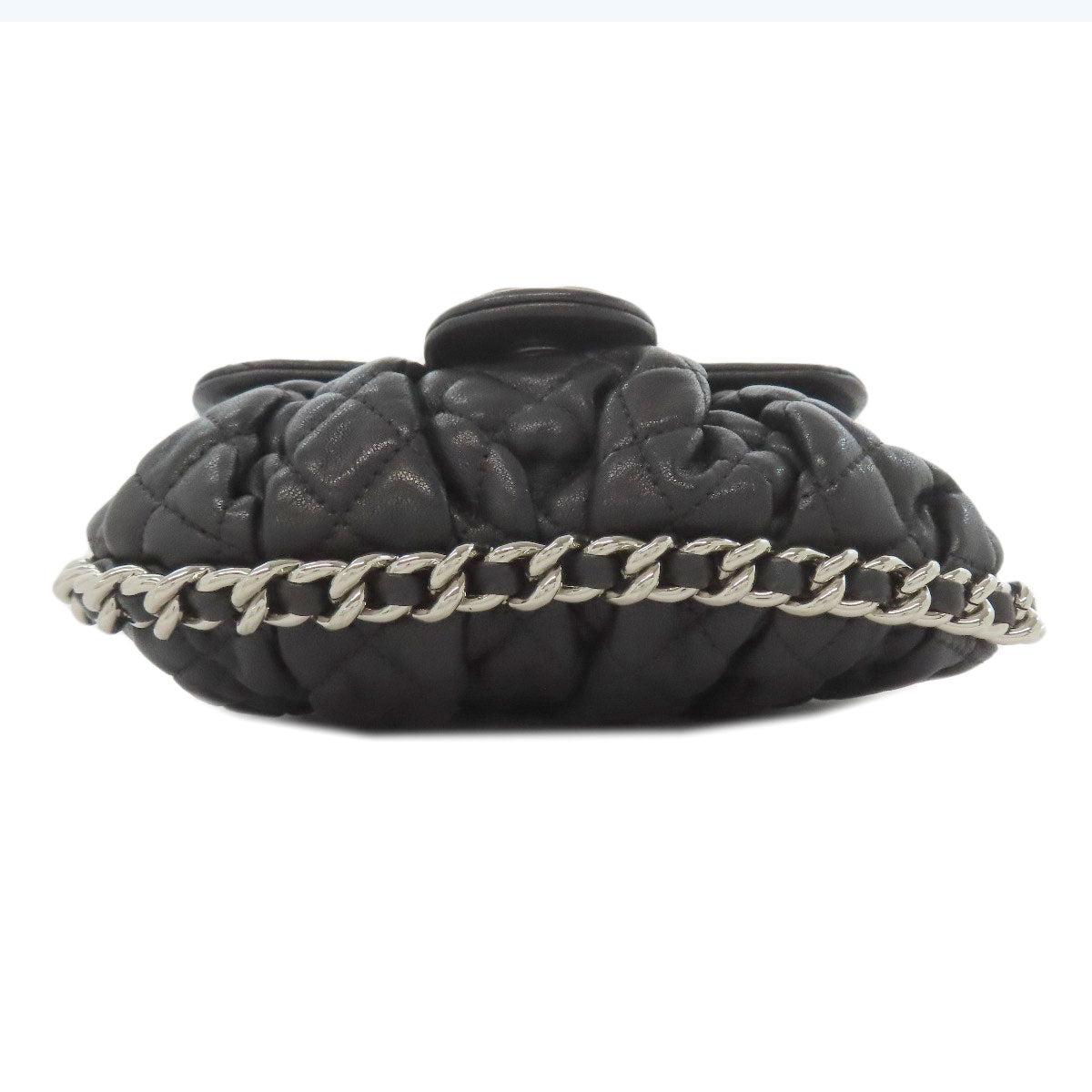 CHANEL ChainShoulder Matelasse SilverHardware Shoulder Bag Calf Ladies [Used]