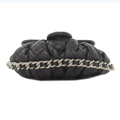 CHANEL ChainShoulder Matelasse SilverHardware Shoulder Bag Calf Ladies [Used]