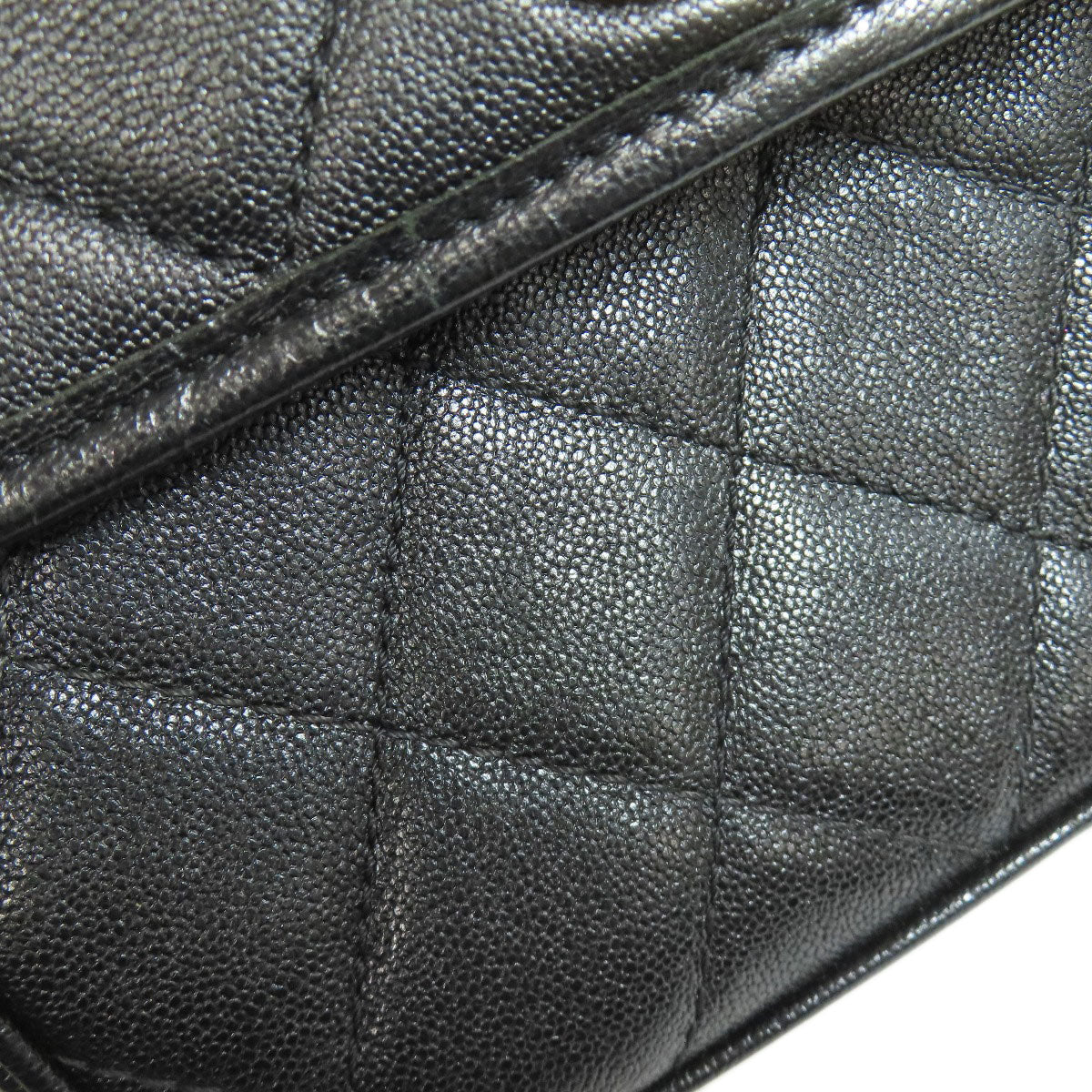 CHANEL Matelasse GoldHardware Shoulder Bag Soft Grained Calfskin Ladies [Used]