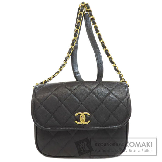 CHANEL Matelasse GoldHardware Shoulder Bag Soft Grained Calfskin Ladies [Used]