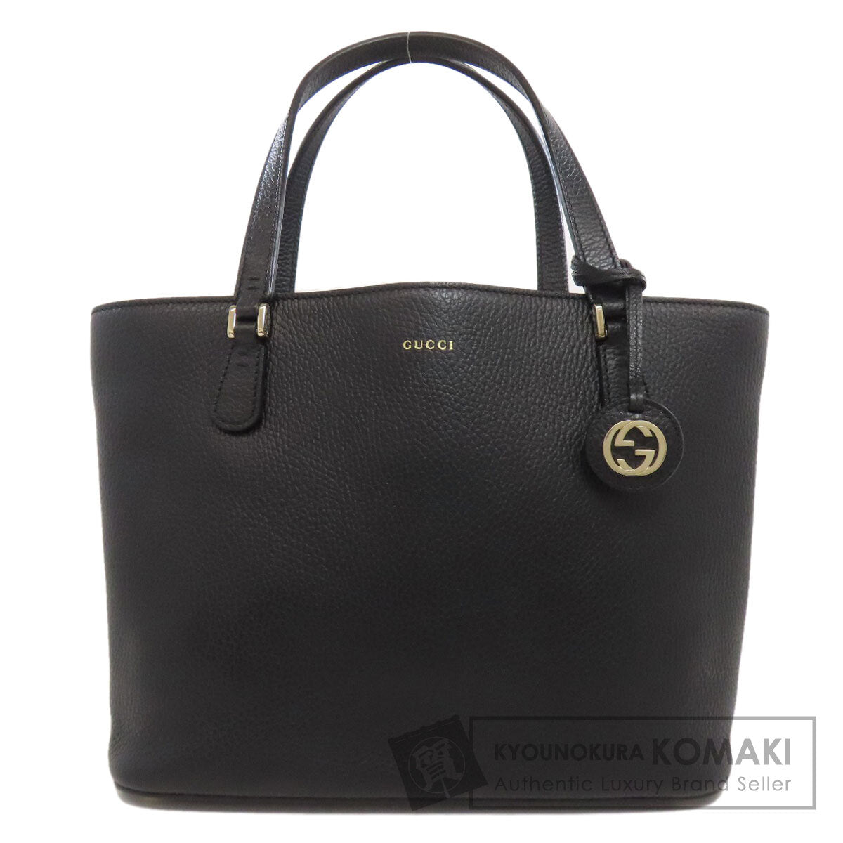 GUCCI 388561 Interlocking G Tote Bag Calf Ladies [Used]
