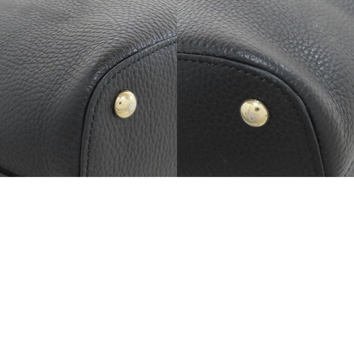 GUCCI 388561 Interlocking G Tote Bag Calf Ladies [Used]