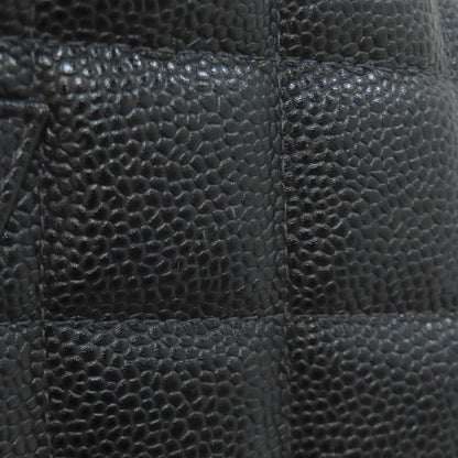 CHANEL Medallion GoldHardware Tote Bag Grained Calfskin Skin Ladies [Used]