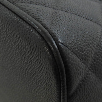 CHANEL Medallion GoldHardware Tote Bag Grained Calfskin Skin Ladies [Used]