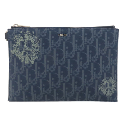 CHRISTIAN DIOR Dior Tears Oblique Accessory pouch Canvas Ladies [Used]