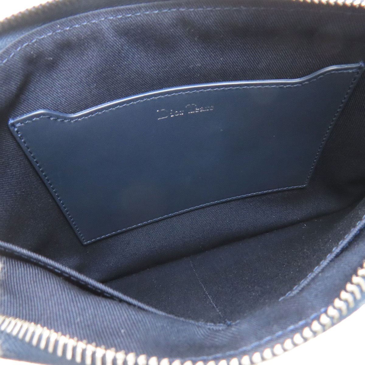 CHRISTIAN DIOR Dior Tears Oblique Accessory pouch Canvas Ladies [Used]