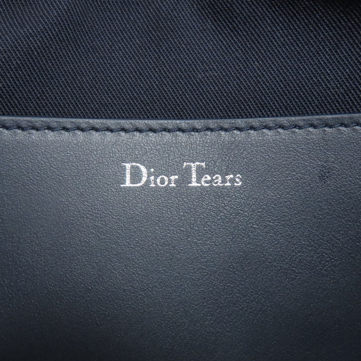 CHRISTIAN DIOR Dior Tears Oblique Accessory pouch Canvas Ladies [Used]
