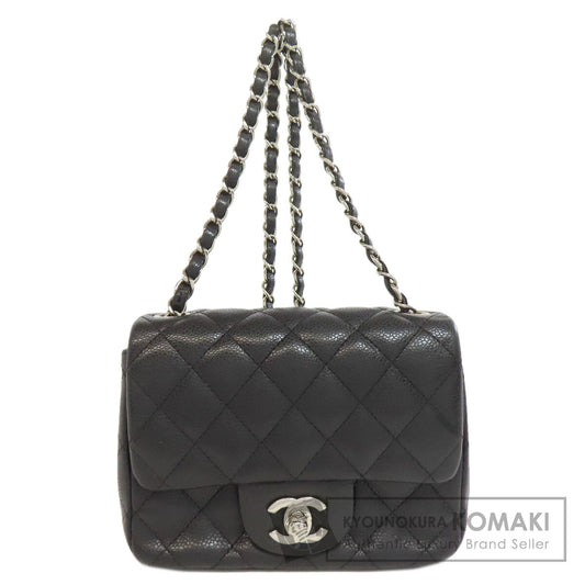 CHANEL ChainShoulder Matelasse SilverHardware Shoulder Bag Grained Calfskin Skin Ladies [Used]