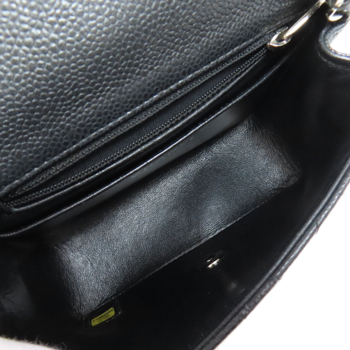 CHANEL ChainShoulder Matelasse SilverHardware Shoulder Bag Grained Calfskin Skin Ladies [Used]