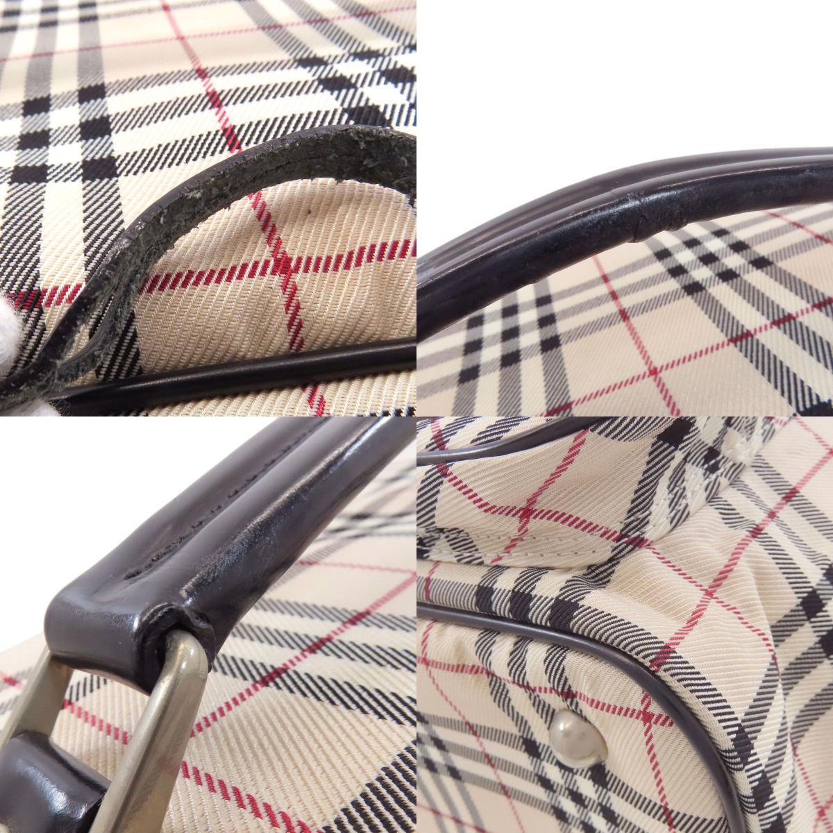 BURBERRY Blue label vanity bag Tote Bag Nylon Ladies [Used]