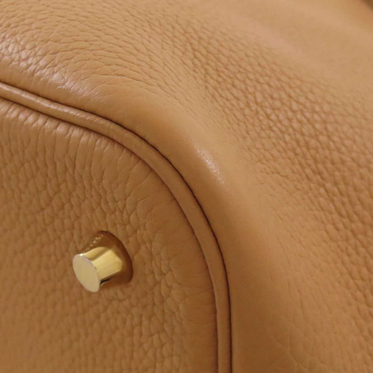 HERMES Picotin Lock MM GoldHardware Handbag Taurillon Clemence Ladies [Used]