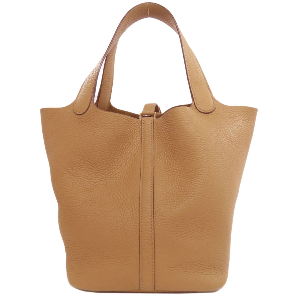 HERMES Picotin Lock MM GoldHardware Handbag Taurillon Clemence Ladies [Used]