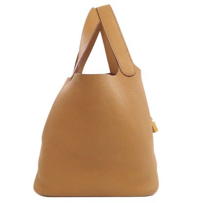 HERMES Picotin Lock MM GoldHardware Handbag Taurillon Clemence Ladies [Used]
