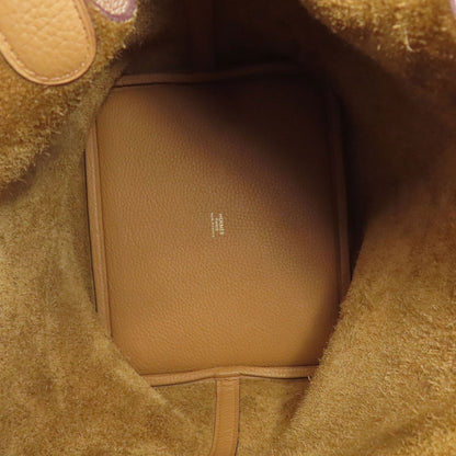 HERMES Picotin Lock MM GoldHardware Handbag Taurillon Clemence Ladies [Used]