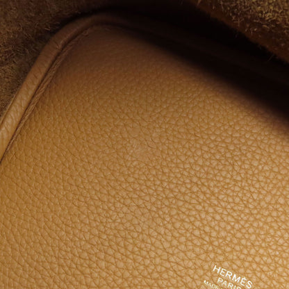 HERMES Picotin Lock MM GoldHardware Handbag Taurillon Clemence Ladies [Used]