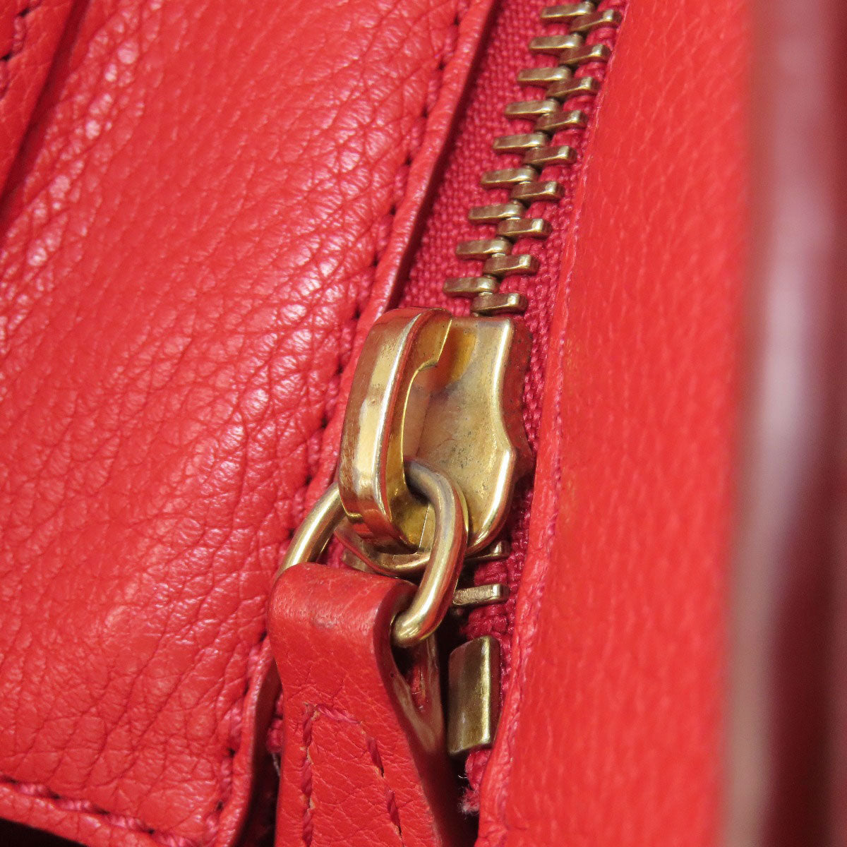 CELINE Luggage micro Handbag Leather Ladies [Used]