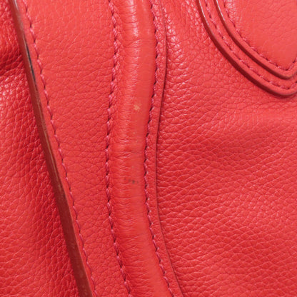 CELINE Luggage micro Handbag Leather Ladies [Used]