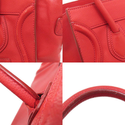 CELINE Luggage micro Handbag Leather Ladies [Used]