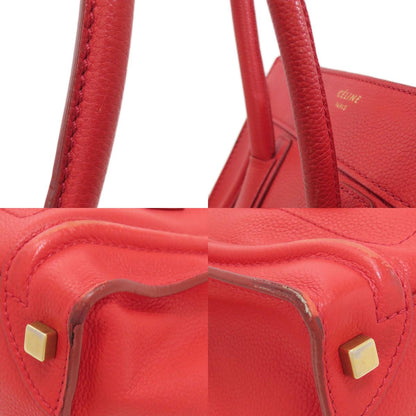 CELINE Luggage micro Handbag Leather Ladies [Used]