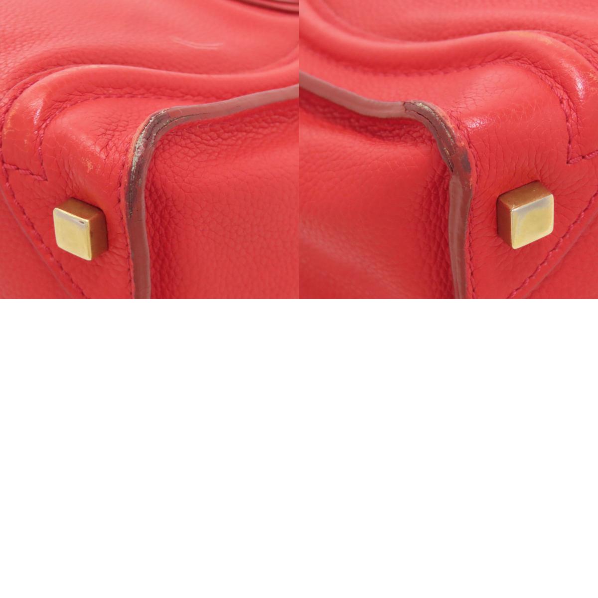 CELINE Luggage micro Handbag Leather Ladies [Used]