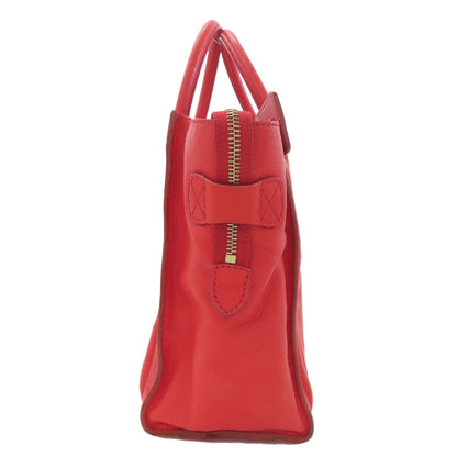 CELINE Luggage micro Handbag Leather Ladies [Used]