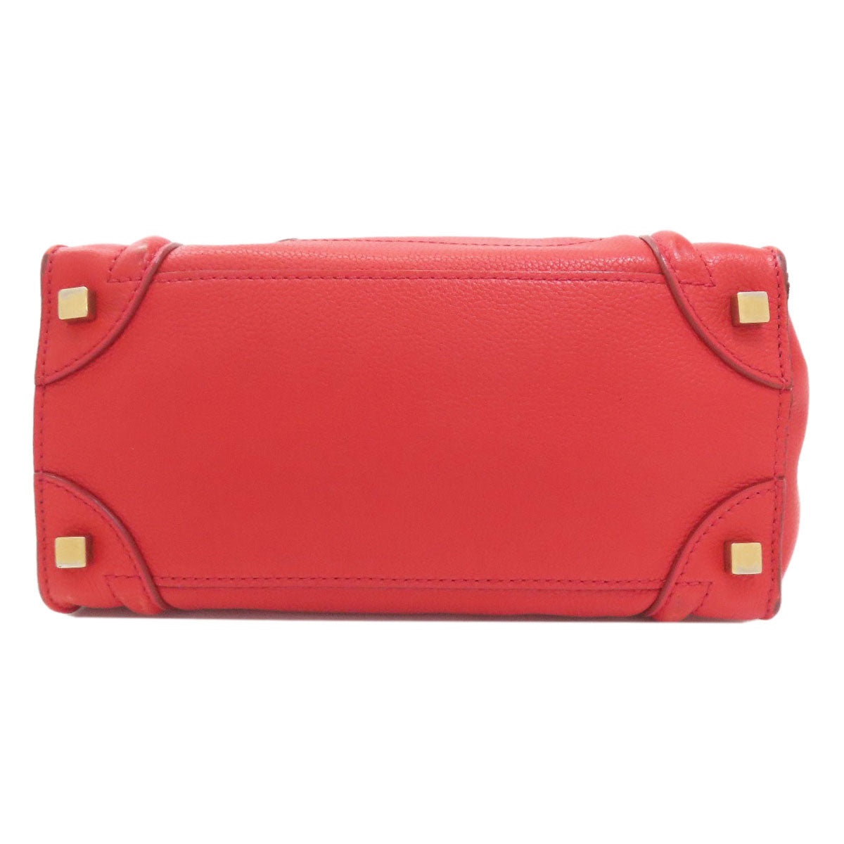 CELINE Luggage micro Handbag Leather Ladies [Used]