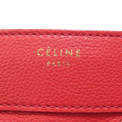 CELINE Luggage micro Handbag Leather Ladies [Used]