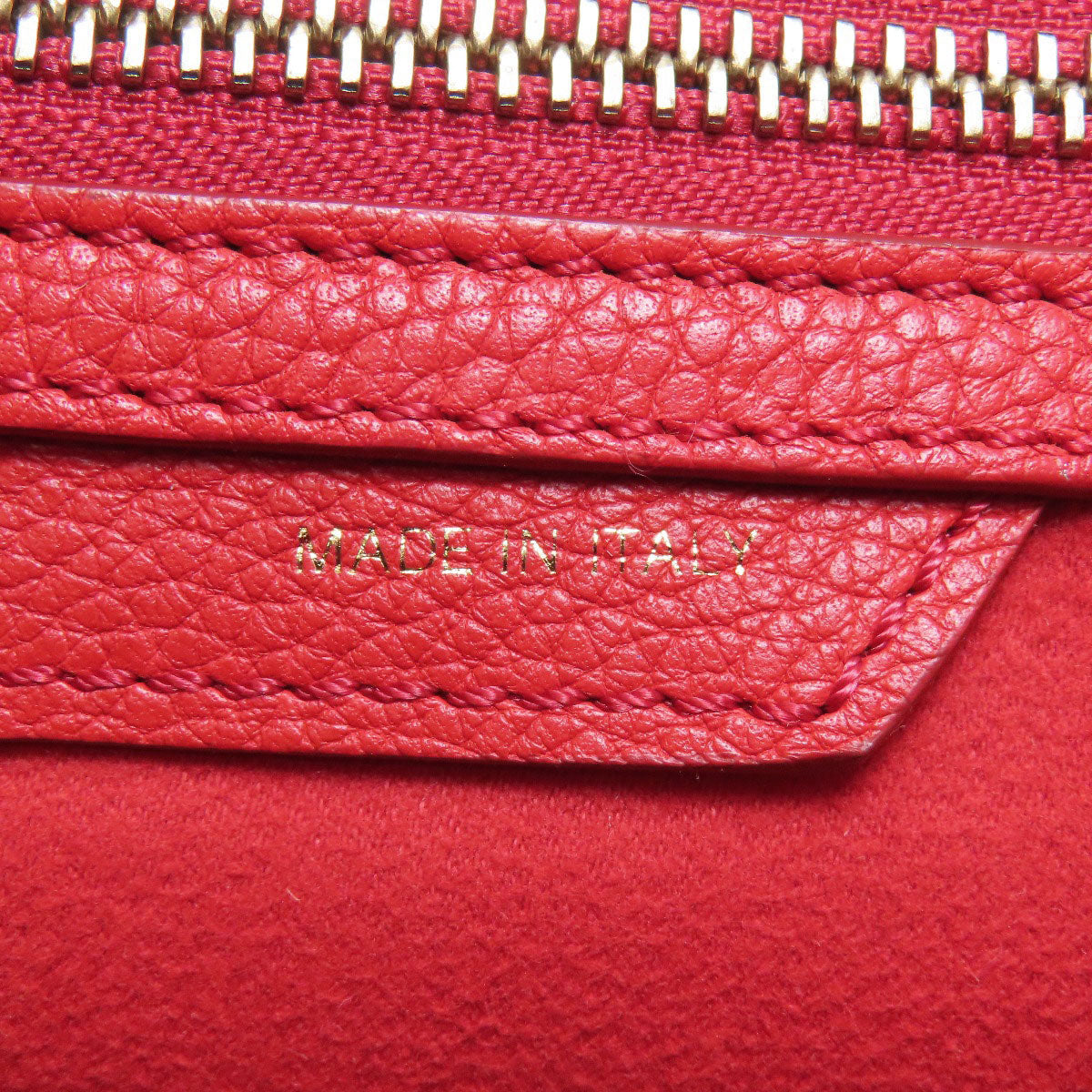 CELINE Luggage micro Handbag Leather Ladies [Used]