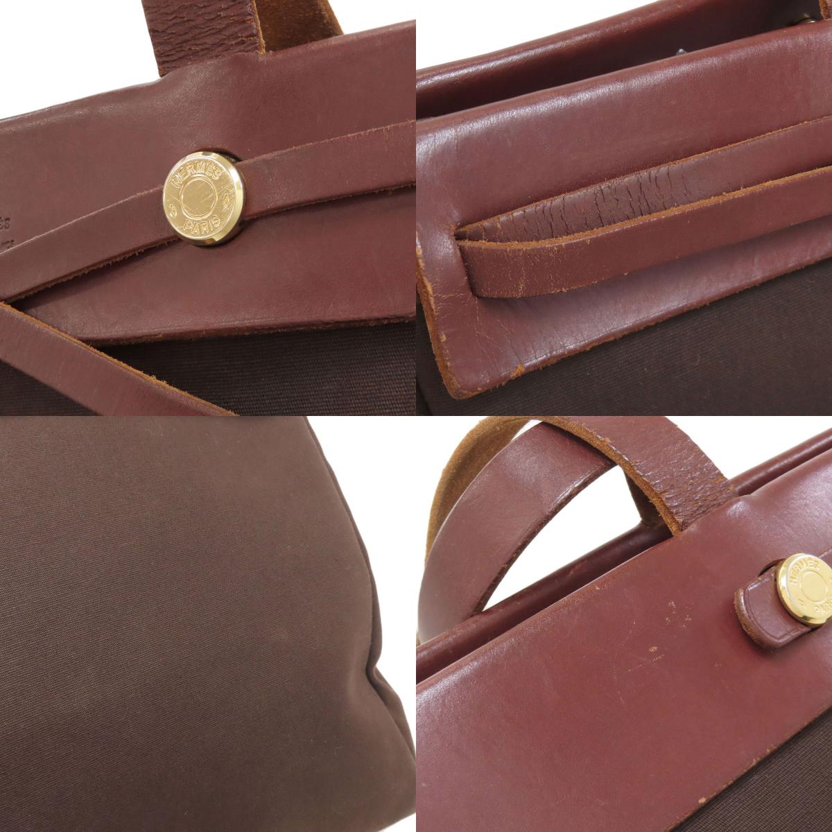 HERMES Airbag Cabas GoldHardware Tote Bag Towar Officche Ladies [Used]