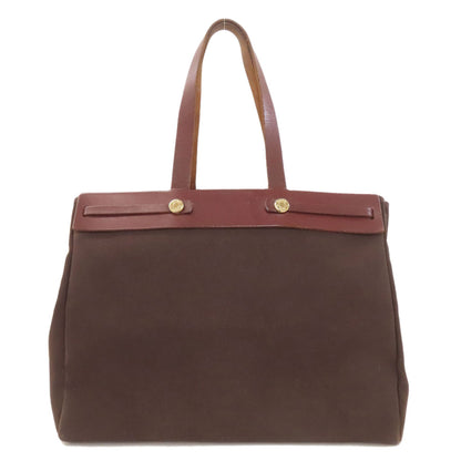 HERMES Airbag Cabas GoldHardware Tote Bag Towar Officche Ladies [Used]