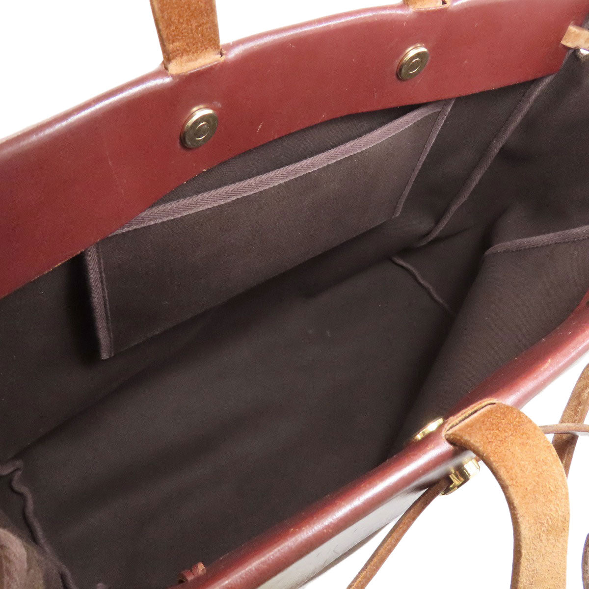 HERMES Airbag Cabas GoldHardware Tote Bag Towar Officche Ladies [Used]