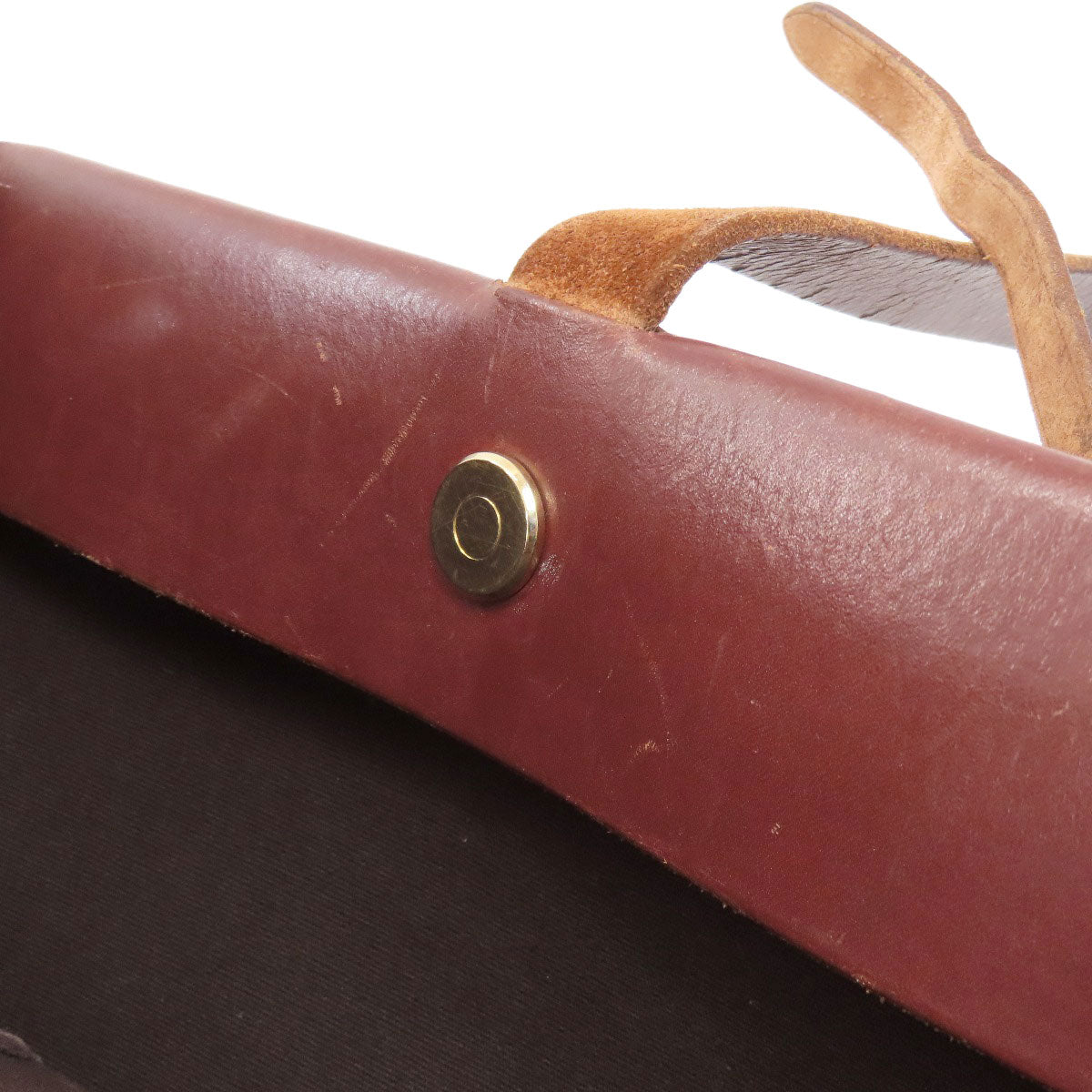 HERMES Airbag Cabas GoldHardware Tote Bag Towar Officche Ladies [Used]