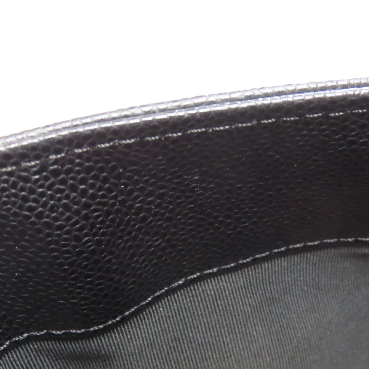 CHANEL COCO Mark Tote Bag Grained Calfskin Skin Ladies [Used]