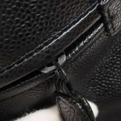 CHANEL COCO Mark Tote Bag Grained Calfskin Skin Ladies [Used]