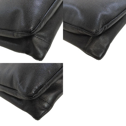 CHANEL COCO Mark Tote Bag Grained Calfskin Skin Ladies [Used]