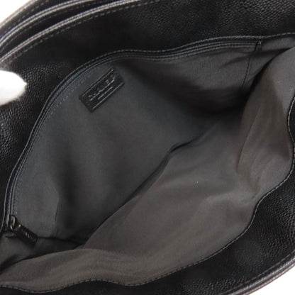 CHANEL COCO Mark Tote Bag Grained Calfskin Skin Ladies [Used]