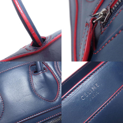 CELINE Luggage nano 2 WAY Handbag Calf Ladies [Used]
