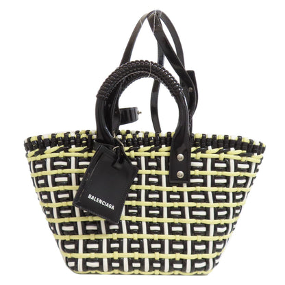 バレンシアガ 671342 ビストロXS 2WAY ハンドバッグ エナメル レディース 【中古】【BALENCIAGA】