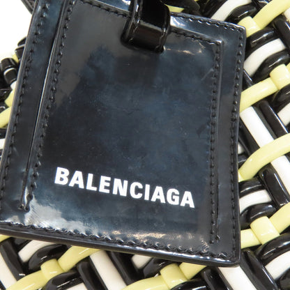 バレンシアガ 671342 ビストロXS 2WAY ハンドバッグ エナメル レディース 【中古】【BALENCIAGA】