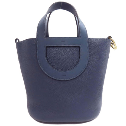 HERMES In the Loop 18 GoldHardware Handbag Taurillon Clemence Ladies [Used]