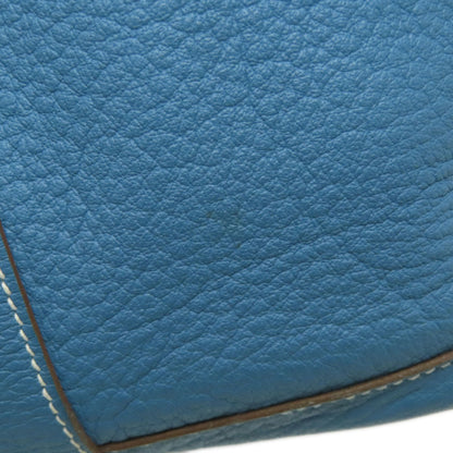 HERMES Garden Party PM Blue Jean SilverHardware Handbag Negonda Ladies [Used]