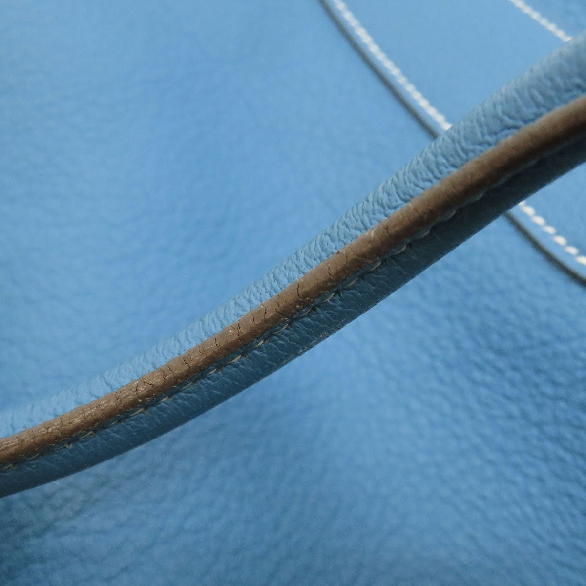 HERMES Garden Party PM Blue Jean SilverHardware Handbag Negonda Ladies [Used]