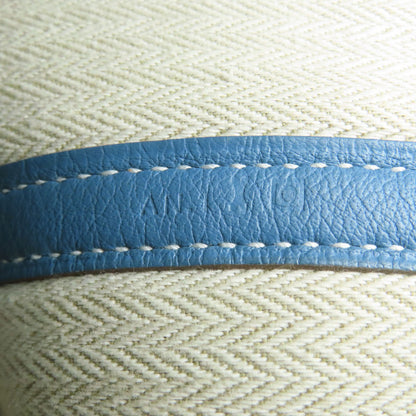 HERMES Garden Party PM Blue Jean SilverHardware Handbag Negonda Ladies [Used]