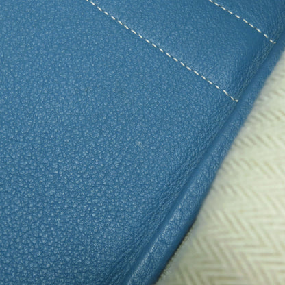 HERMES Garden Party PM Blue Jean SilverHardware Handbag Negonda Ladies [Used]