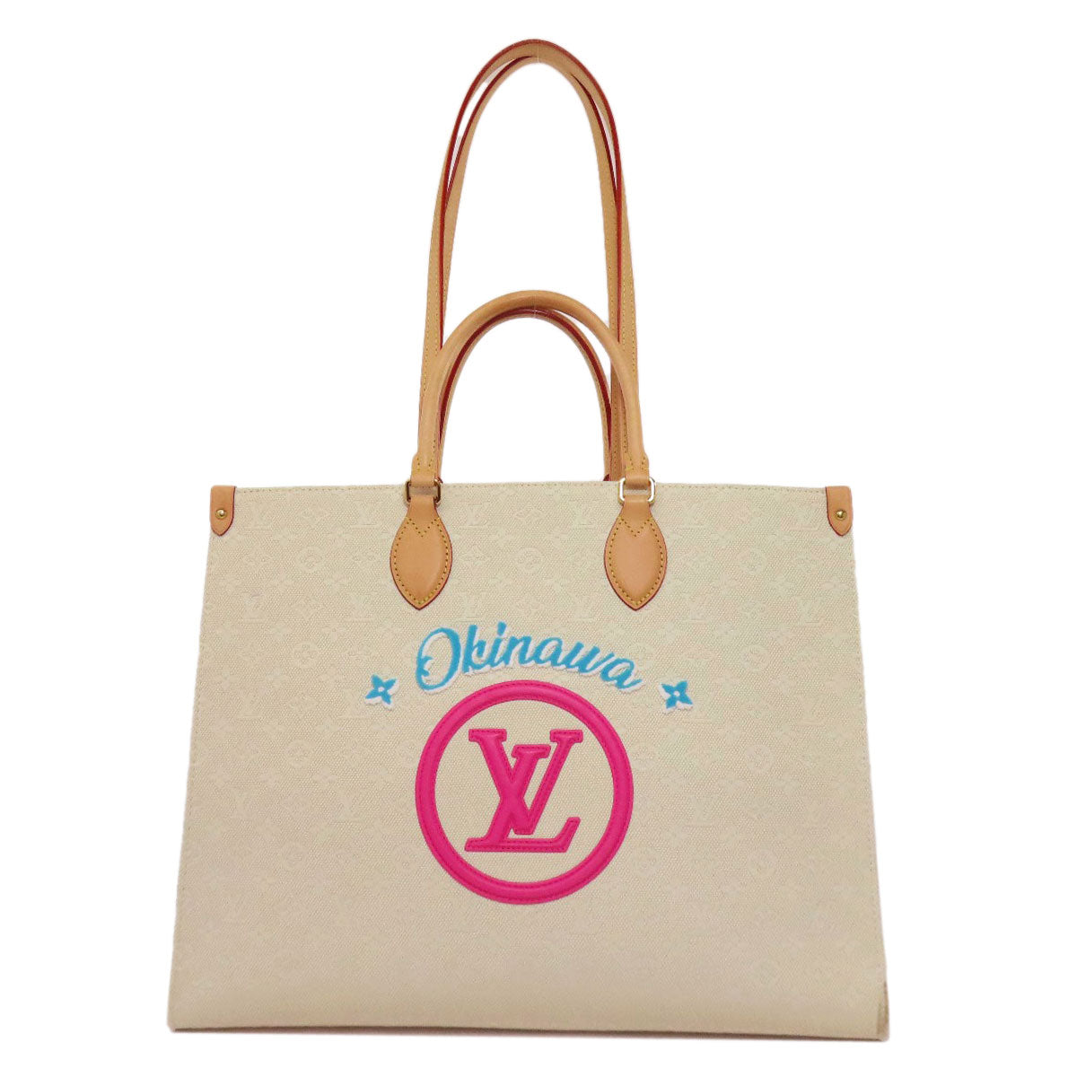 LOUIS VUITTON M20644 On the Go GM Okinawa Limited Tote Bag Canvas Ladies [Used]